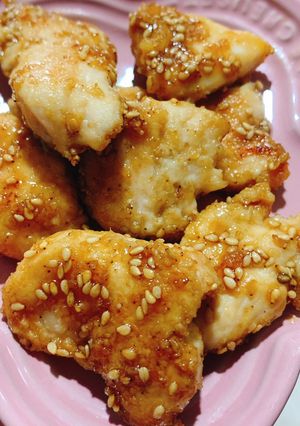 ムネ肉の甘辛ごま焼き-レシピのメイン写真