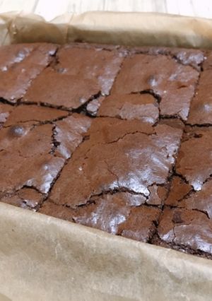 米国料理動画で紹介された本格ブラウニー-レシピのメイン写真