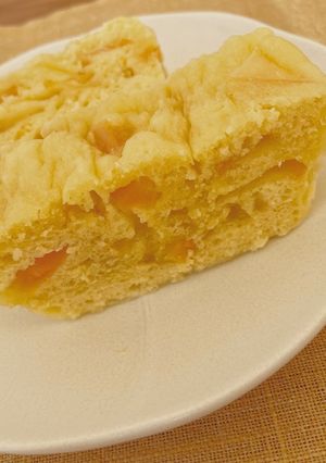 全部レンジで！りんごのもちもち豆腐蒸パン-レシピのメイン写真