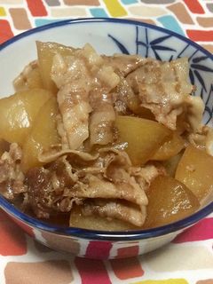 超簡単☆基本の定番!豚バラ大根の煮物♫-レシピのメイン写真