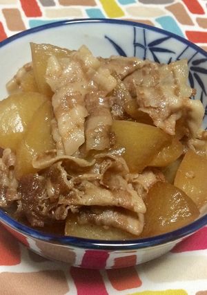 超簡単☆基本の定番！豚バラ大根の煮物♫-レシピのメイン写真