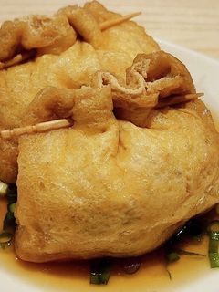 簡単♡鶏ひき肉とうずらの卵の巾着煮-レシピのメイン写真