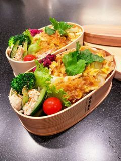 高校生弁当 ひれかつ丼弁当-レシピのメイン写真