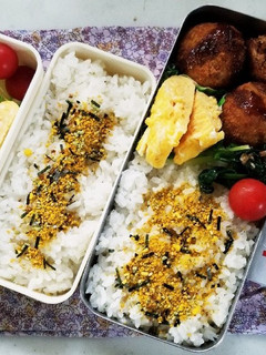 鮭フライ&コロッケ弁当(11.22)-レシピのメイン写真