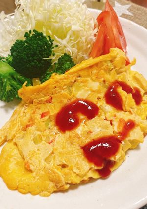 コウヤde簡単オムレツ-レシピのメイン写真