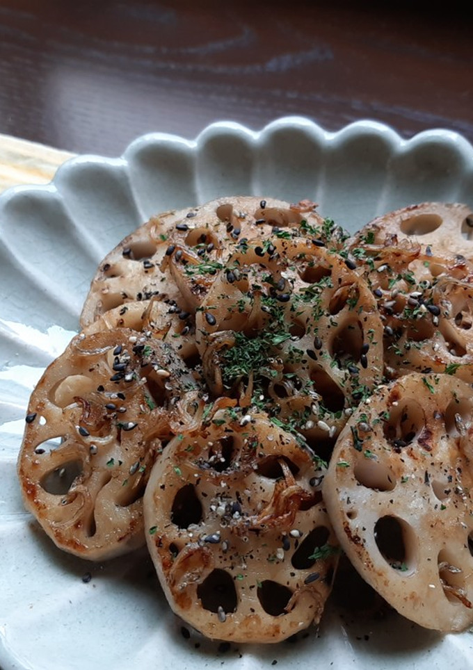 蓮根とじゃこの炒め物-レシピのメイン写真