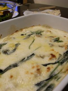 ほうれん草とカキのグラタン-レシピのメイン写真
