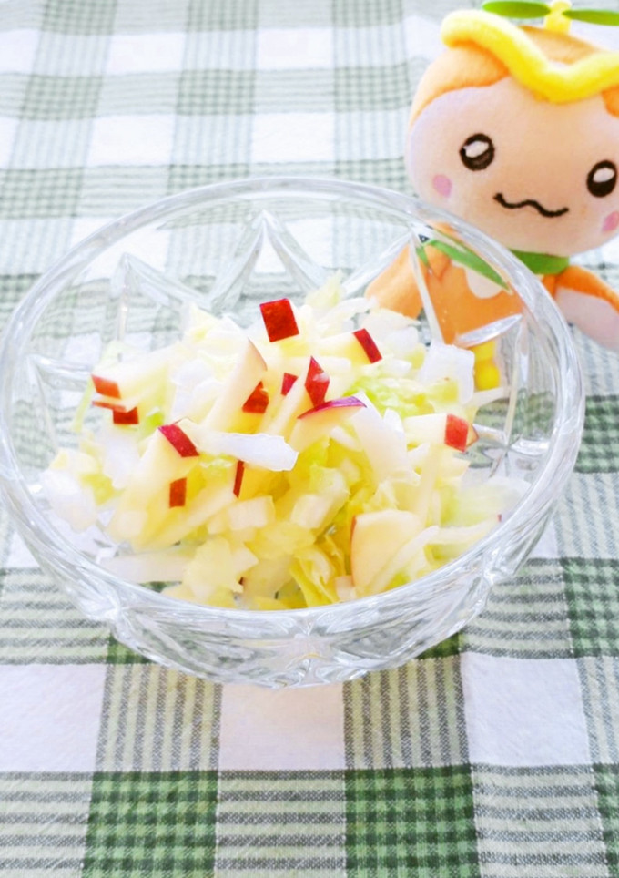 白菜とりんごのサラダ-レシピのメイン写真