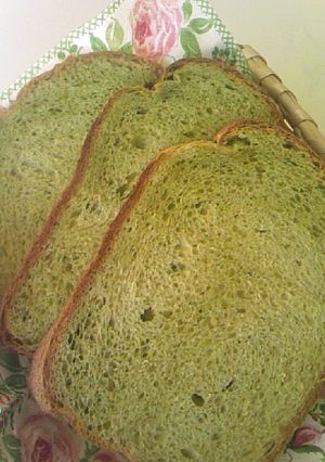 HBで♪ほんのり抹茶食パン-レシピのメイン写真