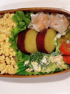 鶏そぼろ弁当-レシピのメイン写真