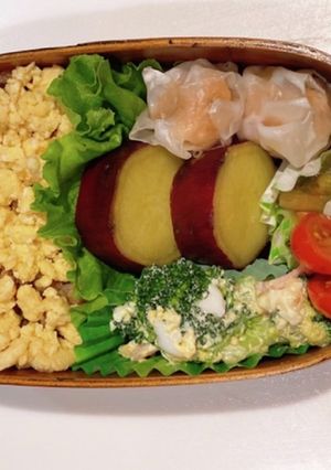 鶏そぼろ弁当-レシピのメイン写真