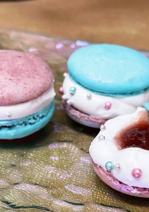 甘酸っぱい恋の味！？七夕マカロン-レシピのメイン写真