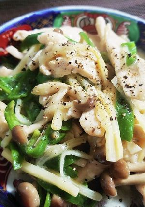 鶏と竹の子の塩炒め-レシピのメイン写真