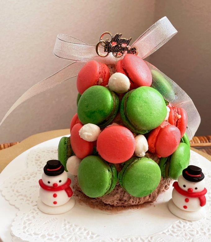マカロンタワー クリスマスver. by マカロン研究中…。 【クックパッド