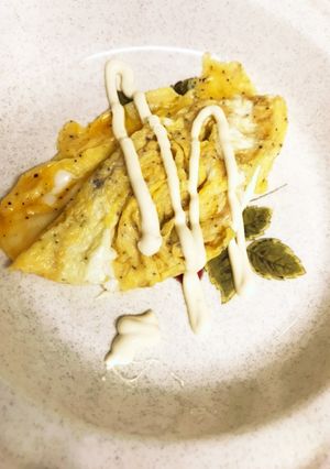 オムレツ　マヨネーズソース-レシピのメイン写真