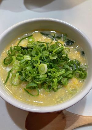 わかめと卵のオートミール粥☆-レシピのメイン写真