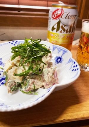 簡単　チーズのマヨ梅和え-レシピのメイン写真