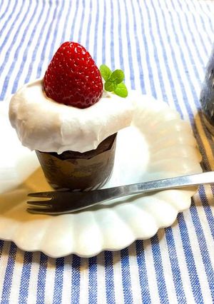 ココアの米粉カップケーキ-レシピのメイン写真