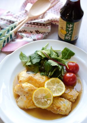 白身魚のゆずぽん酢バターソース-レシピのメイン写真