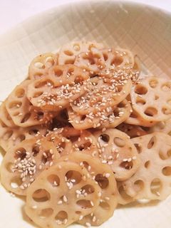 蓮根の金平-レシピのメイン写真