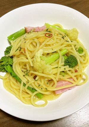 スティックはな野菜のペペロンチーノ-レシピのメイン写真