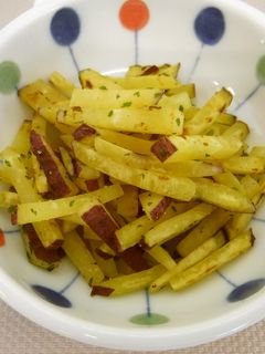 さつま芋のちゃちゃっと炒め-レシピのメイン写真