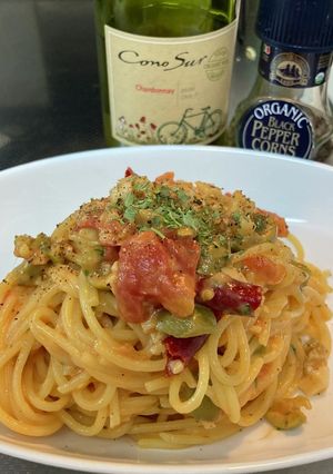 とろ旨！チーズプッタネスカ-レシピのメイン写真