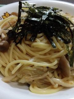 きのこと長ねぎの和風パスタ-レシピのメイン写真