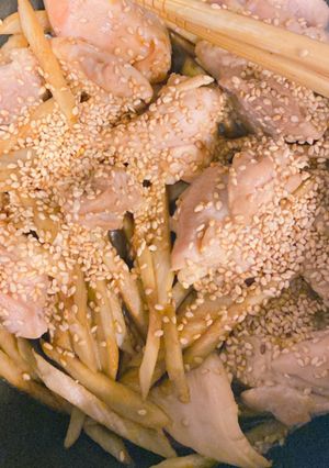 極旨◎簡単◎鶏ごぼう-レシピのメイン写真