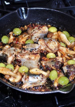 日本の秋　秋刀魚のアヒージョ-レシピのメイン写真
