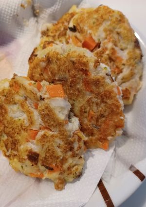 【完了期～】とうふとはんぺんのハンバーグ-レシピのメイン写真