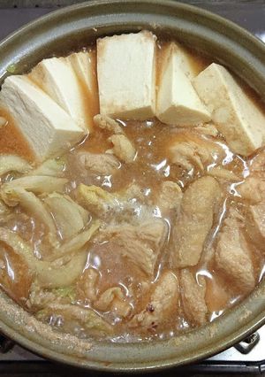 むね肉やわらかしっとり味噌鶏鍋白菜豆腐-レシピのメイン写真