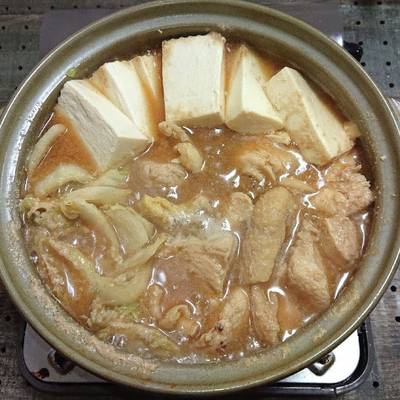 肉 豆腐 鍋 ストア 味噌