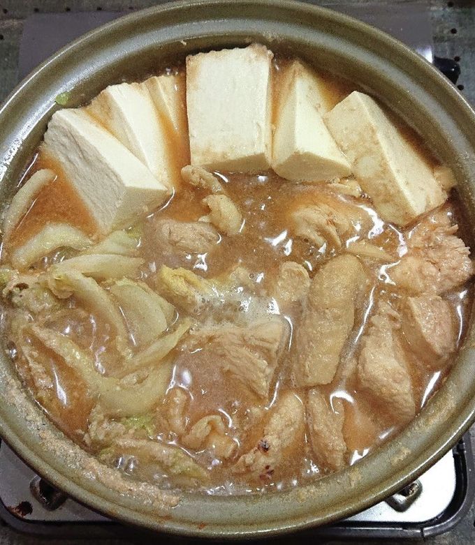 むね肉やわらかしっとり味噌鶏鍋白菜豆腐-レシピのメイン写真