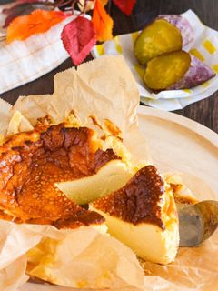 ほくほく♡焼き芋バスク風チーズケーキ-レシピのメイン写真