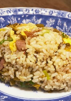 簡単★高菜とウインナーのチャーハン-レシピのメイン写真