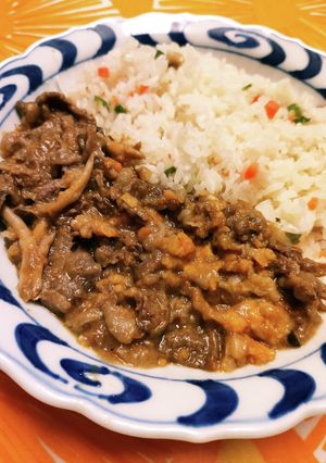 きのこ入りハッシュドビーフ-レシピのメイン写真