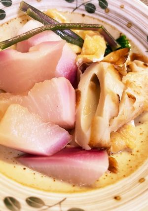\\農家直伝//あやめ雪カブと竹輪の煮物-レシピのメイン写真