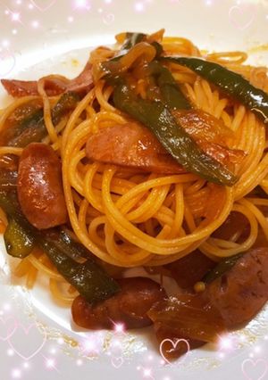 おうちでナポリタン-レシピのメイン写真