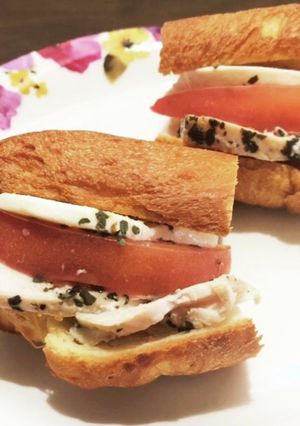5分でサラダチキンの【カプレーゼ】-レシピのメイン写真