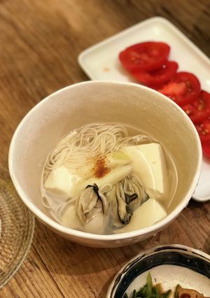 牡蠣にゅうめん-レシピのメイン写真