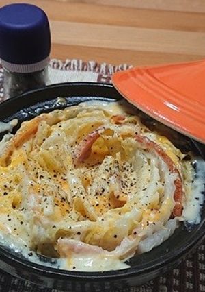 白菜とベーコンのチーズミルフィーユ鍋-レシピのメイン写真