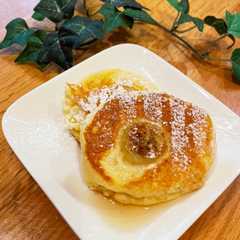 รูปของ バナナ入り　ミニホットケーキ
