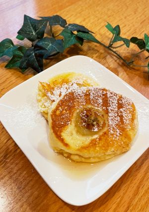 バナナ入り ミニホットケーキ-レシピのメイン写真