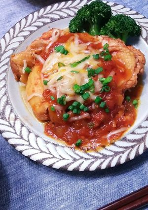 電気圧力鍋で◎鶏モモ肉のトマト煮込み-レシピのメイン写真