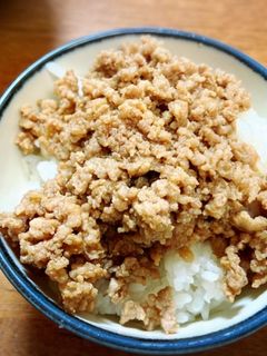 簡単!美味しい!豚そぼろ☆-レシピのメイン写真