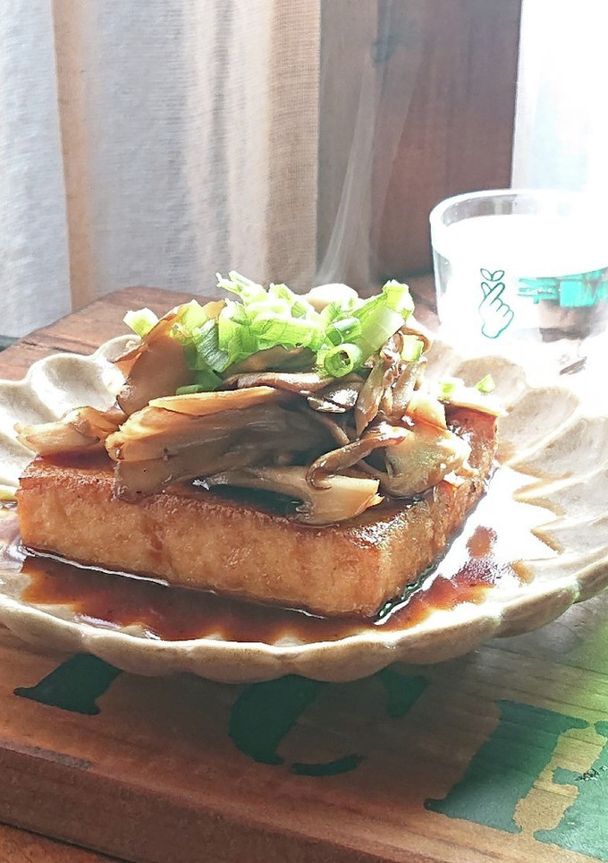 おうち居酒屋★厚揚げと舞茸のステーキ-レシピのメイン写真