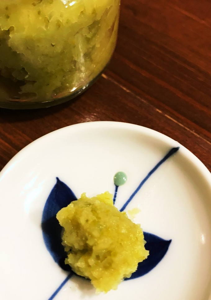 香り爽やかおうちで作る柚子胡椒-レシピのメイン写真