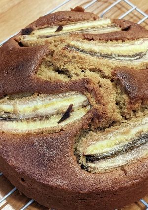 バナナパウンドケーキ(15cm丸型)-レシピのメイン写真
