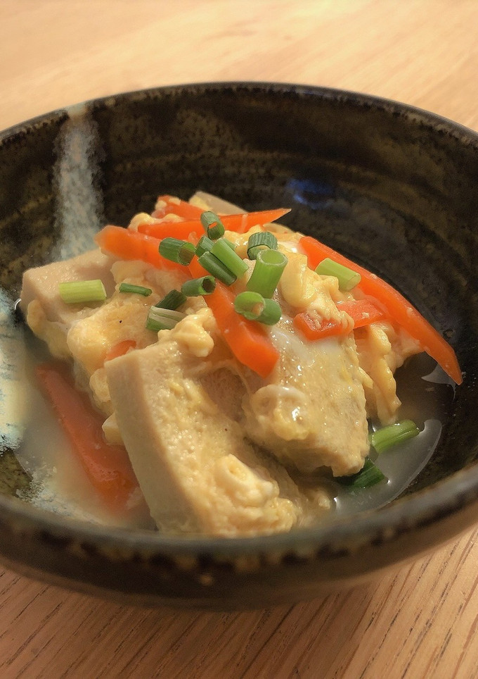 やさしい甘さ＊高野豆腐の卵とじ-レシピのメイン写真
